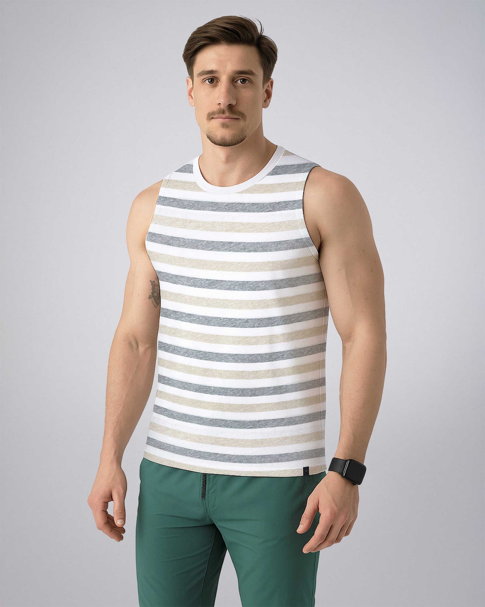 Picture of Pantoneclo Premium Men's Soft & Comfortable Sleeveless T-Shirt | Tank Top | Vest