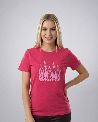 Picture of Leafletic Ladies Summer Vibe Soft Cotton Printed T-Shirt