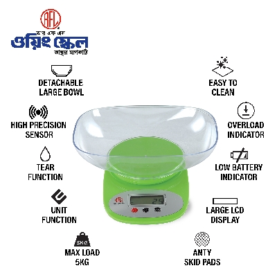 Picture of RFL Weighing Scale 5kg Green