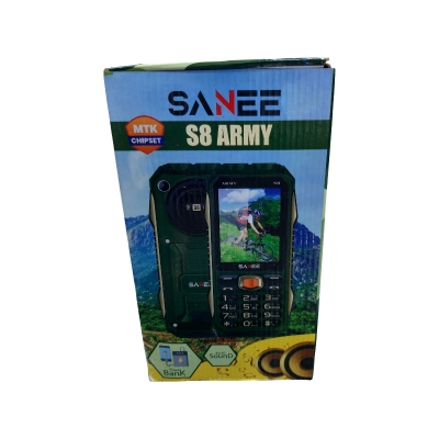 Picture of Sanee S8 Army Power Bank Phone 6000mAh Dual Sim with big torch