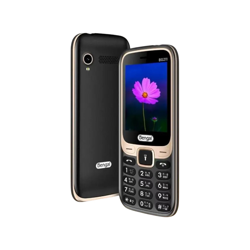 Picture of Bengal BG 211 BD 4 Sim Standby 2.4 "Display 1700mah Battary Button Feature Mobile Phone