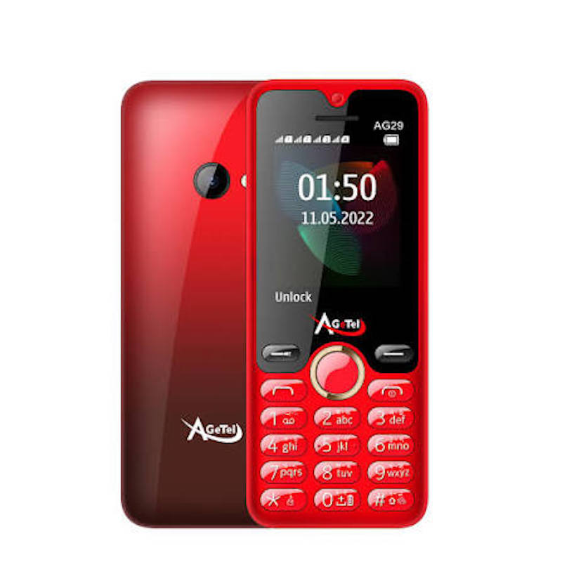 Picture of Agetel AG29 4-SIM batton phone with atuo call recording