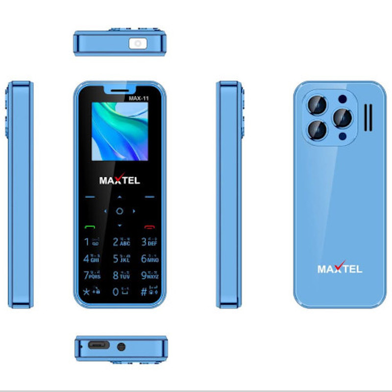 Picture of Maxtel Max11 Card Phone Dual SIM  Bluetooth Dialer withAuto Call Record