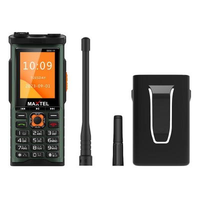 Picture of MAX TEL MAX-14 POWER BANK2.4" Screen Power Bank2.4" ScreenFour SIM four standbyAll Dual AntennaStrong Torch5500mAh BatteryGamePower BankBig SoundWireless FMInternet MobileVibrationCamera