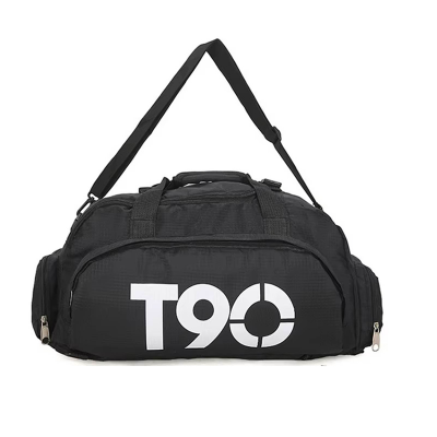 Picture of T90 Gym Backpack Fitness Travel Bag Luggage Handbag Sports Shoe Shoulder Duffle Waterproof  Bag for Man