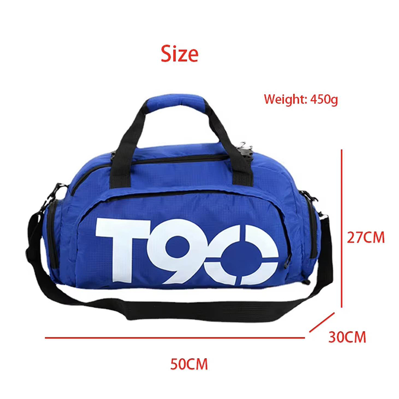 Picture of T90 Gym Backpack Fitness Travel Bag Luggage Handbag Sports Shoe Shoulder Duffle Waterproof  Bag for Man
