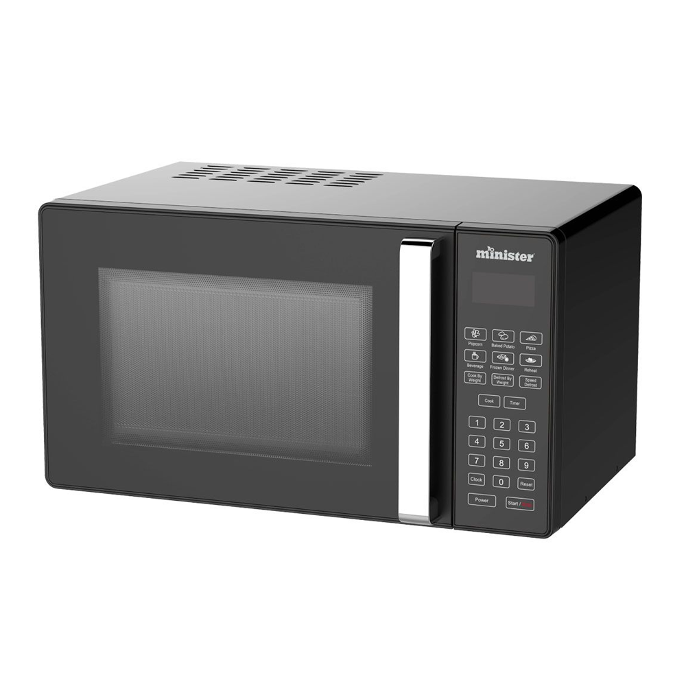 Picture of Minister 25 Liter Grill Microwave Oven  MI-25UX68 Black & Silver