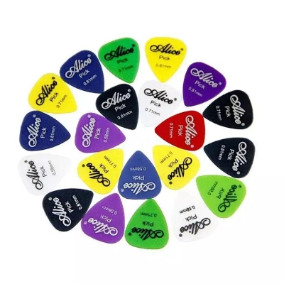 Picture of New Acoustic Picks Plectrum Celluloid Electric Smooth Guitar Pick Accessories