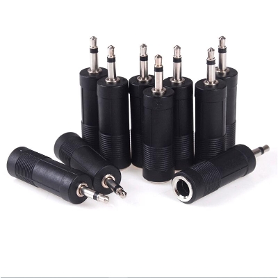 Picture of 3.5mm Male To 6.5mm Female Adapter 3.5 Plug To 6.5 Jack Stereo Audio Adaptor For Microphone Headphone AUX Cable Convertor - 1PCS