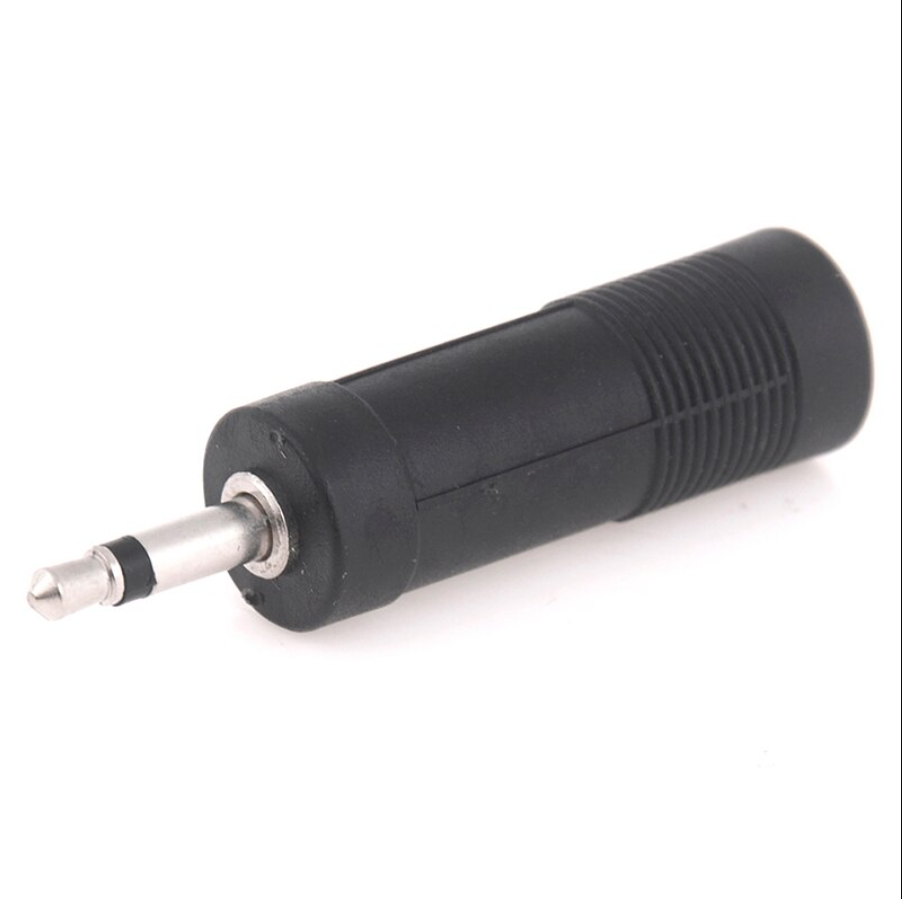 Picture of 3.5mm Male To 6.5mm Female Adapter 3.5 Plug To 6.5 Jack Stereo Audio Adaptor For Microphone Headphone AUX Cable Convertor - 1PCS