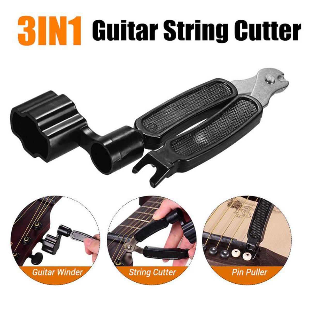 Picture of 3 in 1 Versatile Guitar Winder String Cutter Pin Puller for Musical Instrument Accessories