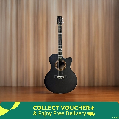 Picture of Best Beginner choice New Accoustic Guitar Black