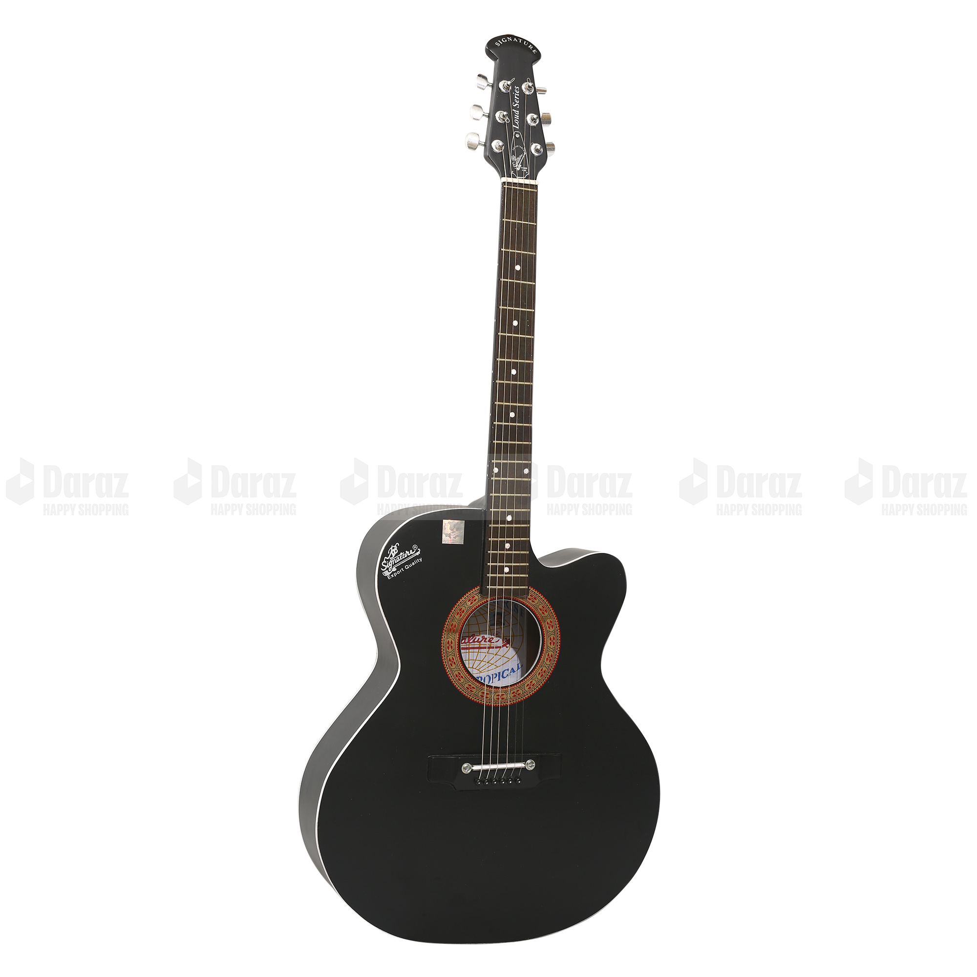 Picture of Best Beginner choice New Accoustic Guitar + bag+ picks - Black