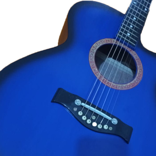 Picture of Best Signature Acoustic Guitar with Electric Output +  Picks – Blue