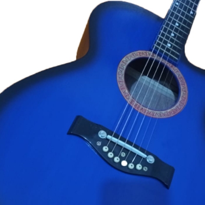 Picture of Best Signature Acoustic Guitar with Electric Output +  Picks – Blue