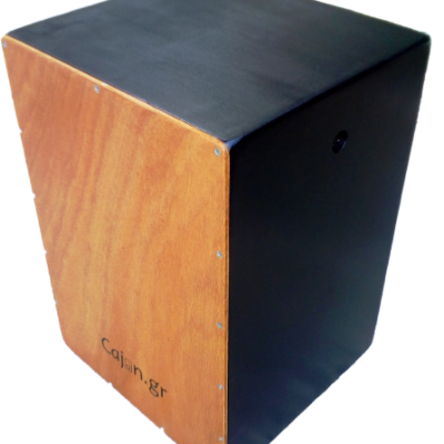 Picture of Stringed Birch Wood Compact Acoustic Jam Cajon - Wooden Hand Drum Percussion Box with Internal Guitar Strings, Deep Bass, Classic Slap, and Crackle Sound - For Kids, Teens, and Adults