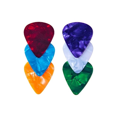 Picture of Smooth ABS Guitar Picks Plectrum 3 picks with Box