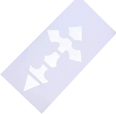 Picture of Guitar Fingerboard Cross silver Shell Inlaid Applique Carved Decorative Guard Board Sticker