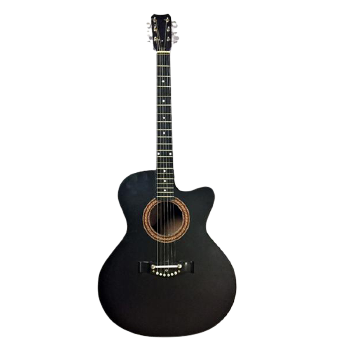 Picture of Dark DK-100B Best Beginner choice Premium Acoustic Guitar + Bag + Picks - Black