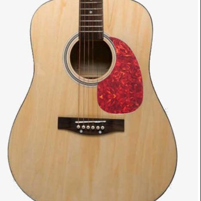 Picture of Acoustic guitar pickguard protector turtle drop shaped and bird type shaped guard plate red & black
