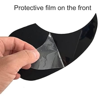 Picture of Acoustic guitar black bird-shaped guard plate