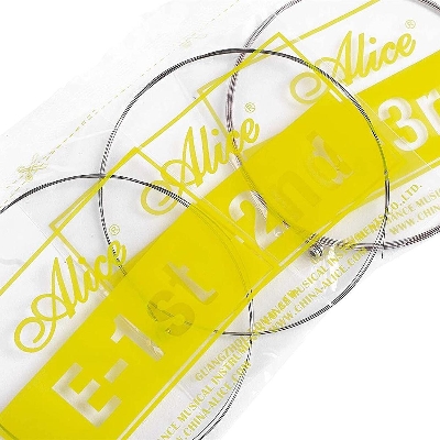 Picture of Single Guitar Loose 1 no 2 no 3 no 6 full set Strings for Acoustic Guitar - guitar strings
