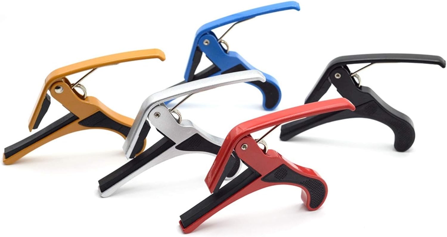 Picture of Capo for 6-String Acoustic and Electric Guitars Bass Mandolin Ukulele Black Guitar Capo