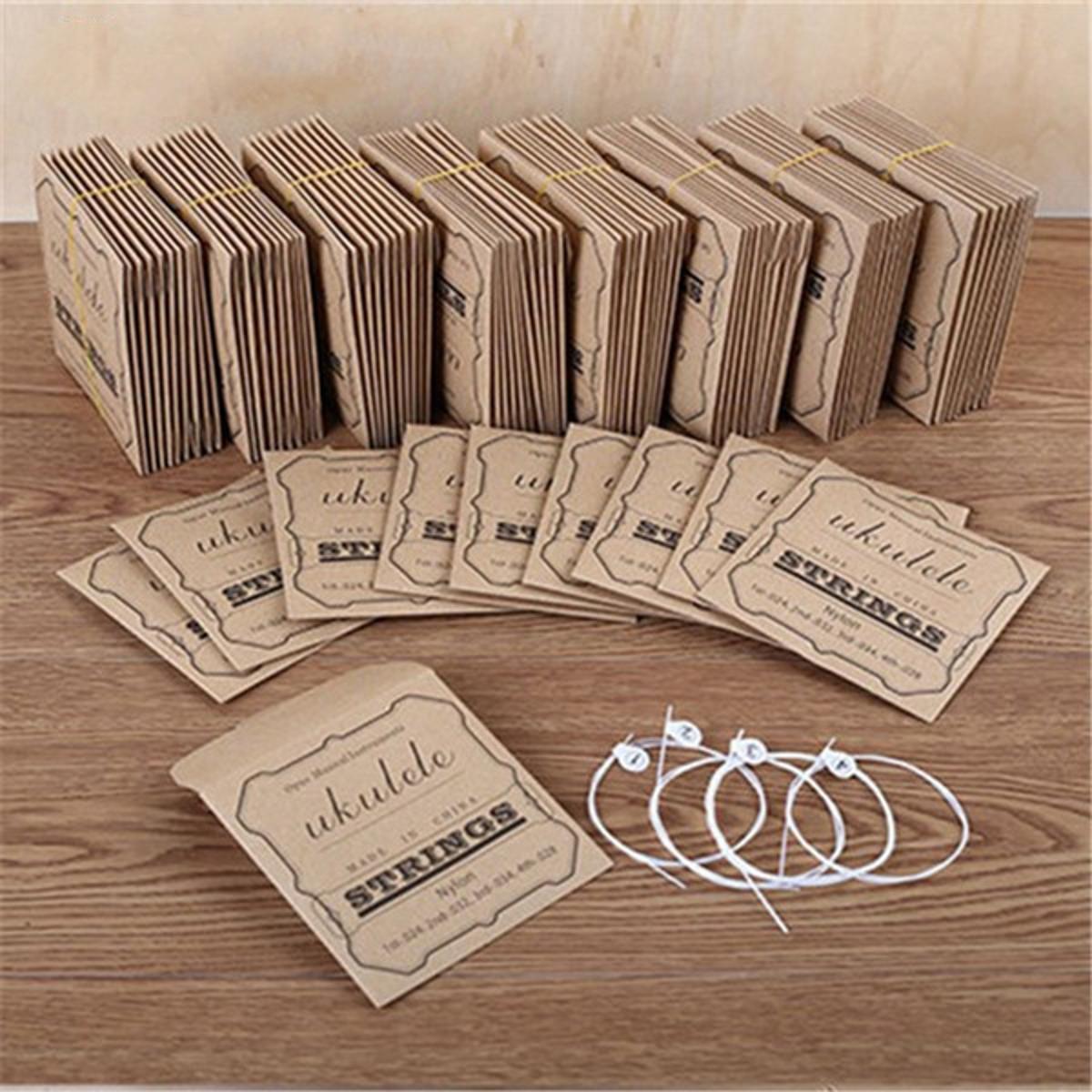 Picture of Nylon Ukulele Strings with Felt Ukulele Picks for Soprano (21 Inch)/ Concert (23 Inch)/ Tenor (26 Inch) Ukulele