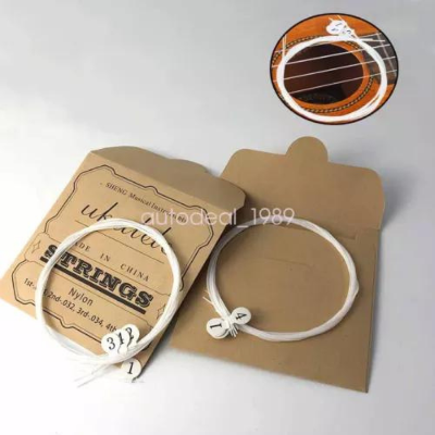 Picture of Nylon Ukulele Strings with Felt Ukulele Picks for Soprano (21 Inch)/ Concert (23 Inch)/ Tenor (26 Inch) Ukulele