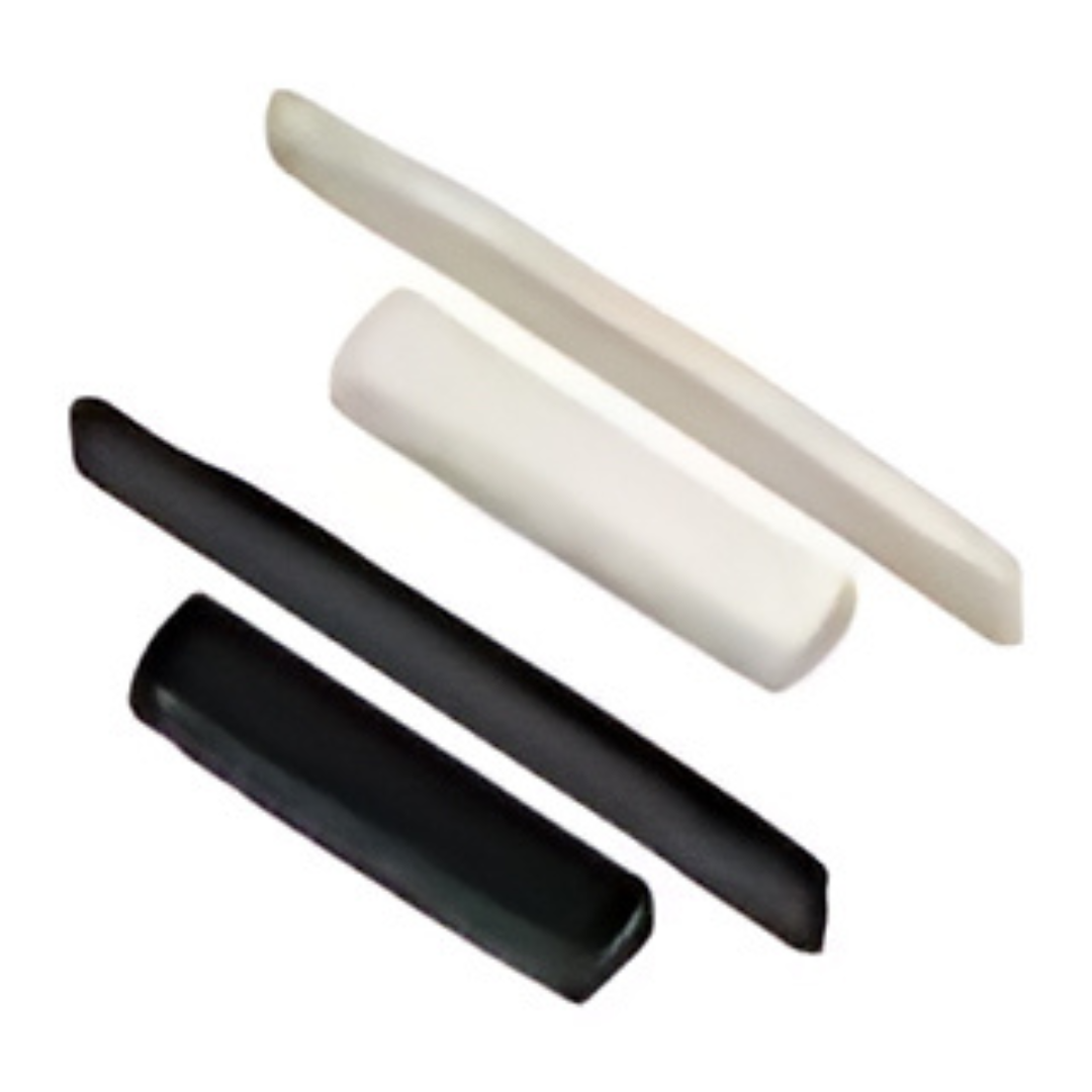 Picture of Acoustic guitar pillow saddle upper string  bridge white guitar accessories