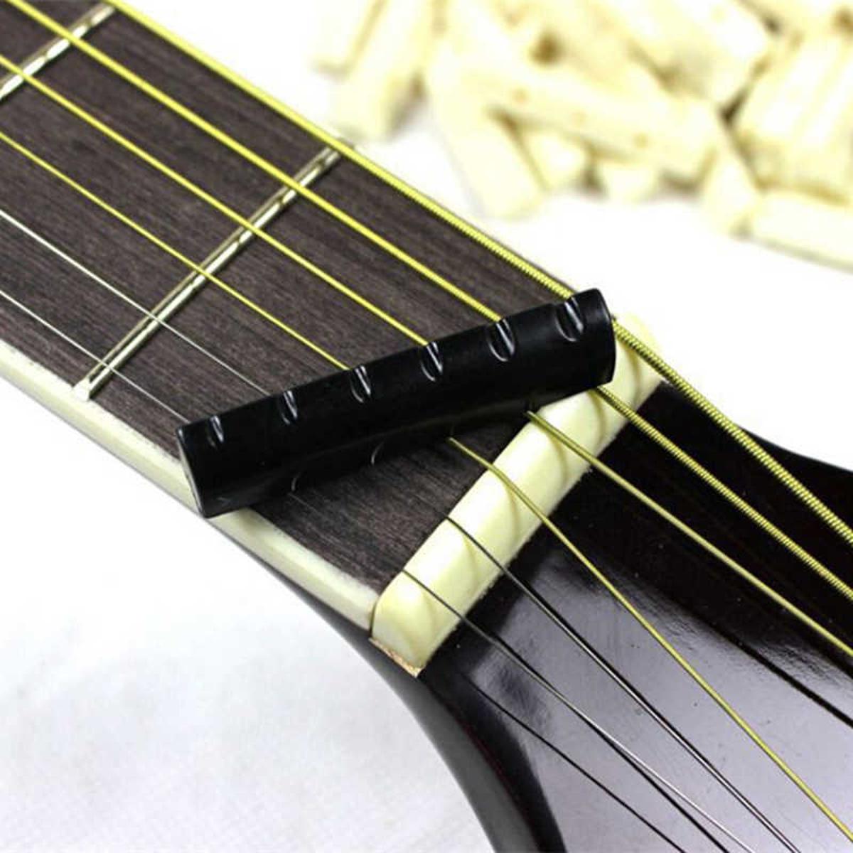 Picture of Acoustic guitar winding pillow upper Nut bridge on the bridge