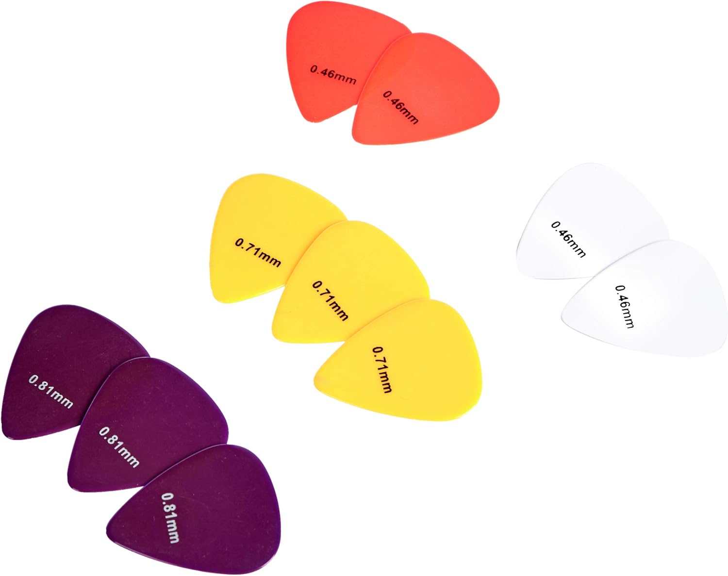 Picture of Matte Guitar Picks Acoustic Electric Bass Plectrum Mediator Guitar Accessories Thickness 0.58