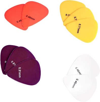 Picture of Matte Guitar Picks Acoustic Electric Bass Plectrum Mediator Guitar Accessories Thickness 0.58