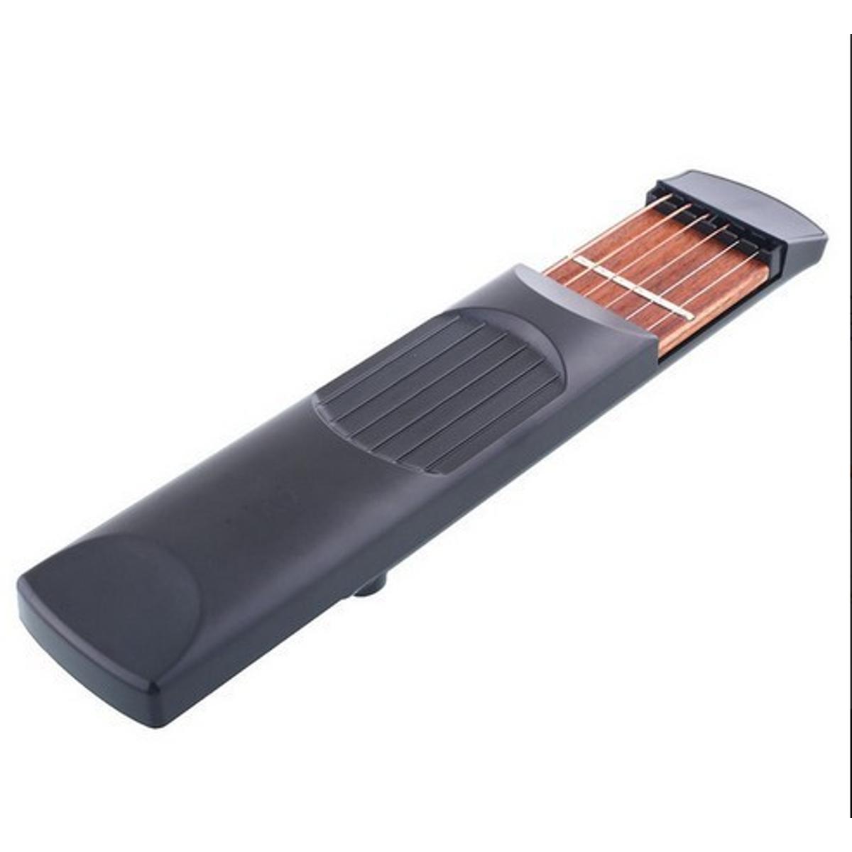 Picture of Pocket guitar portable guitar practice guitar finger and string conversion training practitioner tool Size: 33.5 x 5cm