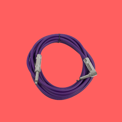 Picture of Guitar cable Jacket Right-Angle Instrument Cable for Electric and Acoustics  Guitar, 10 Feet.
