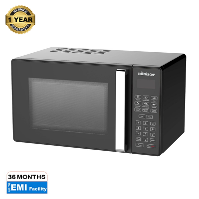 Picture of Minister 25 Liter Grill Microwave Oven  MI-25UX68 Black & Silver