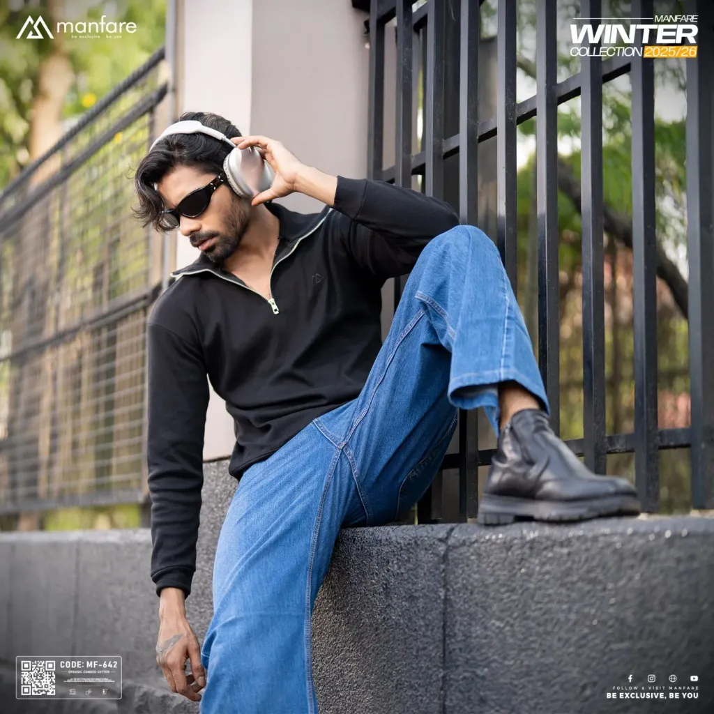 Picture of Half Zipper Old Money Sweater | Premium Rib Fabrics | MF-642