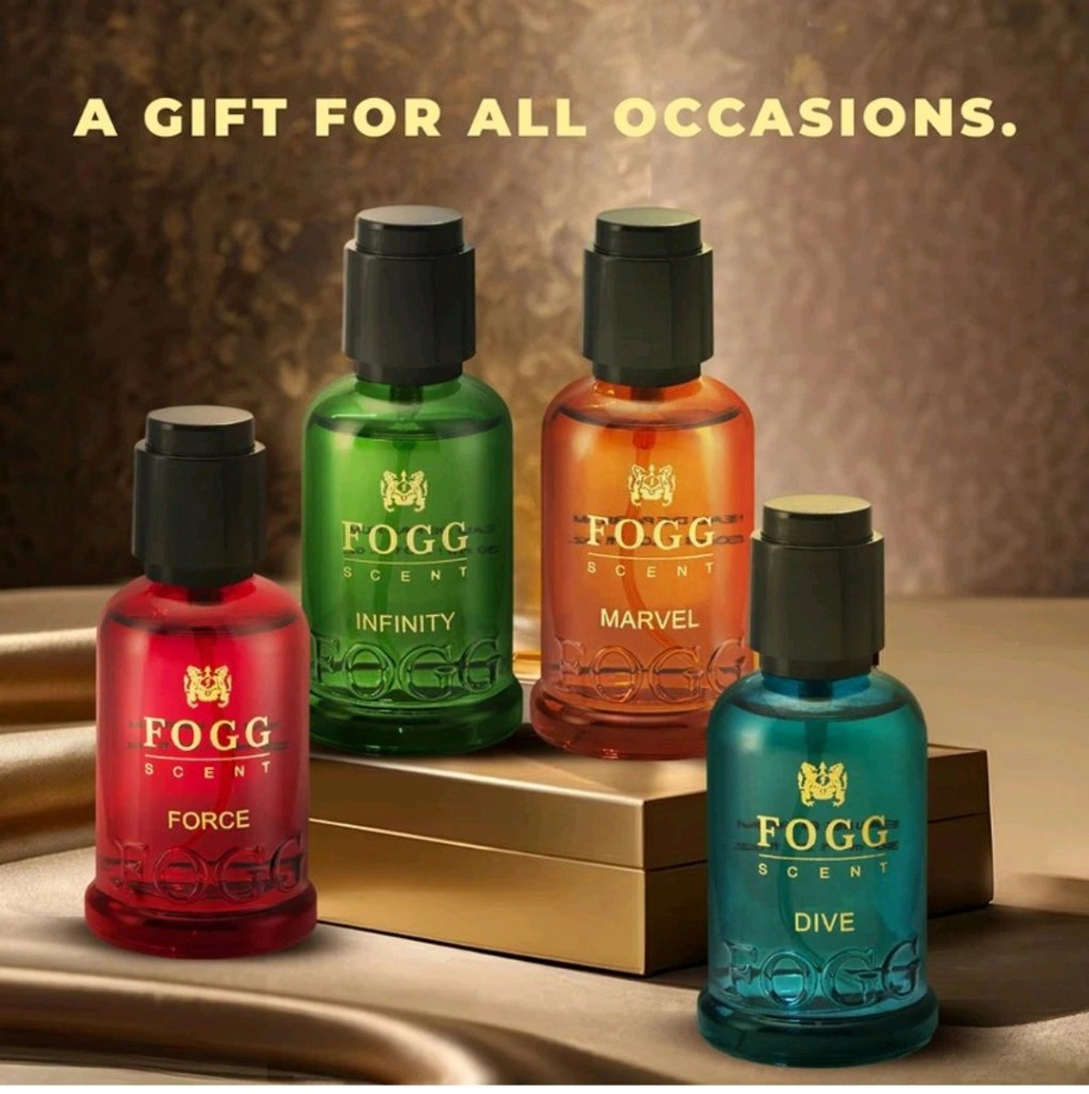 Picture of Fogg Scent Eau De Perfume Gift Set Pack of 4 