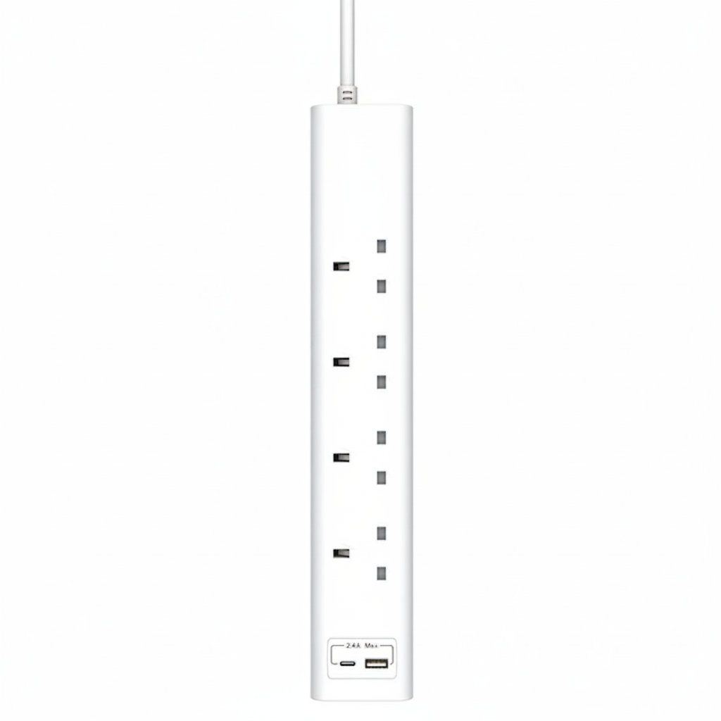 Picture of Philips Power Strip with USB Ports – একসাথে ৪টি AC আউটলেট ও ২টি USB পোর্টের (CHP4141WA/89)