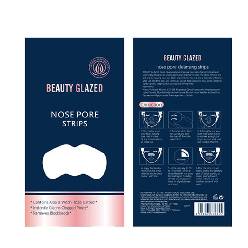 Picture of Beauty Glazed Nose Pore Strips blackhead remover - 10 pcs