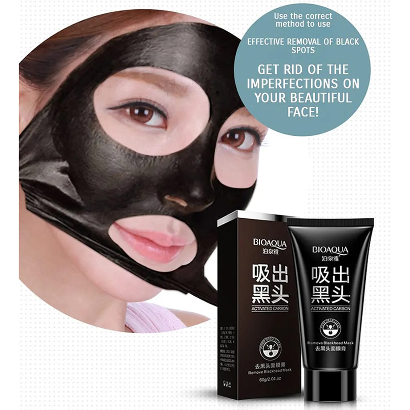 Picture of Bioaqua Charcoal Peel Of Blackhead Mask skin care product - 60gm face mask