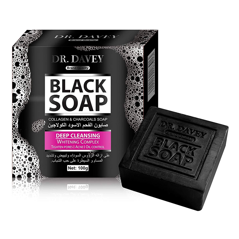 Picture of DR.DAVEY Black Charcoal Soap Cleaning Soap 100g