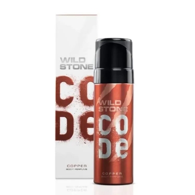Picture of WILD Stone - Code Copper No Gas Body Spray for Men, Long Lasting Energetic Fragrance 120ml