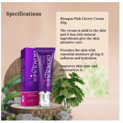 Picture of BIOAQUA Pink Cherry Lip Private Part Nipple Intimate Pinkish Cream-30gm