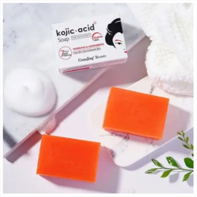 Picture of Kojic acid Soap for Dark Spots, Hyperpigmentation, & Scars with Coconut & Tea Tree Oil