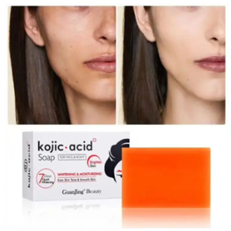 Picture of Kojic acid Soap for Dark Spots, Hyperpigmentation, & Scars with Coconut & Tea Tree Oil