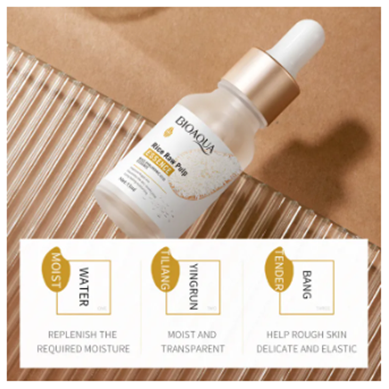 Picture of BIOAQUA hyaluronic acid essence hydration and moisturizing Rice Serum-15ml