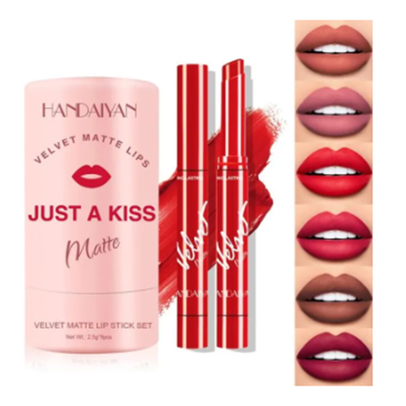 Picture of HANDAIYAN 8pcs lipstick set moisturizing brightening velvet matte lip stick set