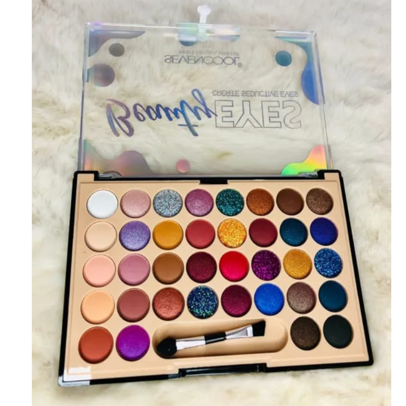 Picture of Final Touch Modern Eyeshadow Pallets & Brush Free 36 Color