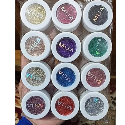 Picture of MUA Glitter Eyeshadow 12pcs set - eyeshadow palette